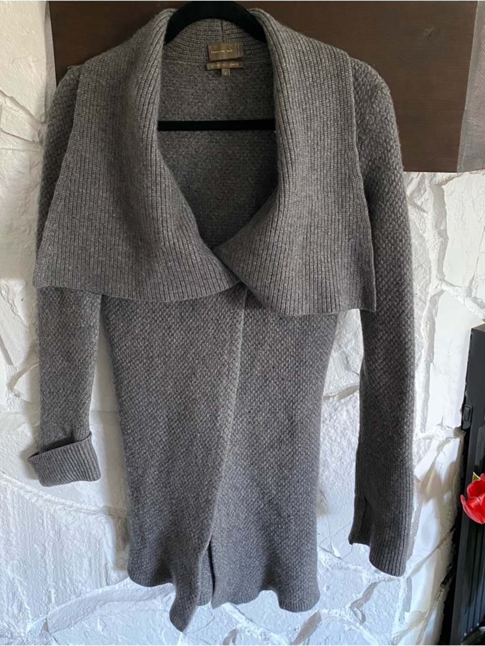 Mantovani Studio 100% Italian Cashmere duster cardigan. Made in Italy
